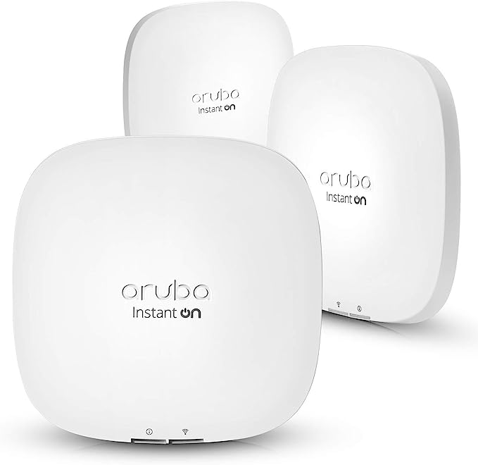 Aruba Instant On AP22 (R4W01A) | 3-Pack Bundle | Wi-Fi 6 802.11ax Dual Band Wireless Access Point
